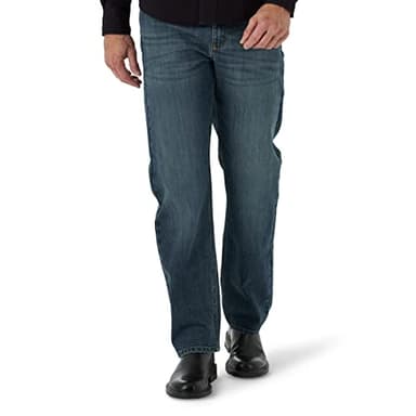 Wrangler Free-to-Stretch Relaxed Fit Jean Marine