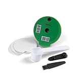 My-Cap Reusable Coffee Capsule Disc with Silicone Lid - Coffee Disc & Filter Set for Bosch Tassimo Brewer - Make Your Own Coffee Pod Discs - Reuse & Refill