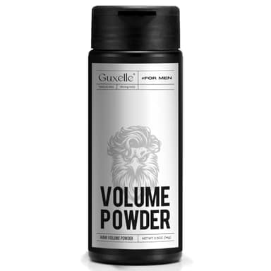 Guxelle Hair Volume & Texture Powder for Men - Lightweight Volumizing Styling Powder with Matte Finish, Medium Hold for Added Texture - 0.5 oz Travel Size Bottle (Pack of 1)