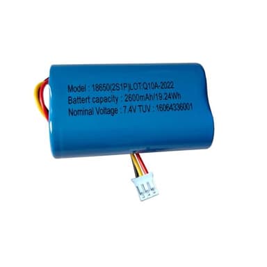 AOLIKES 18650 2s1p 2600mAh 7.4v Rechargeable Lithium-ion Battery with Jst PH2.0/3p Connector Plug Wires / 5C Cells, Support Fast Charging