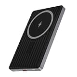 Wireless Portable Charger 5,000mAh for Samsung Galaxy S25 Ultra/S25/S25+/S24 FE/S23/S22/S21,Magnetic Power Bank Magsafe 20W Fast Charging Battery Pack USB C Cable for iPhone 16e 16 15 14 13 12