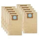 10PCS DXVA19-4101 Shop Vac Bags for DEWALT Vacuum Bags for DEWALT 6-10 Gallon Wet/Dry Vacuum Models: DXV06P, DXV09P, DXV10P, DXV10S, DXV10SA Disposable Dust Filter Bags Replacement Part