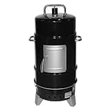 Grill Boss 4 Tier Vertical Freestanding Charcoal Smoker Portable BBQ Grill with Temperature Gauge for Outdoors, 564 Square Inch Cooking Area, Black