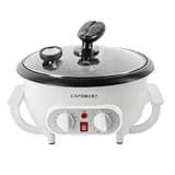 Home Coffee Bean Roaster Machine - CAFEMASY Coffee Bean Handle Design Electric Automatic Coffee Roaster with Timer and Roasting Temperature Setting
