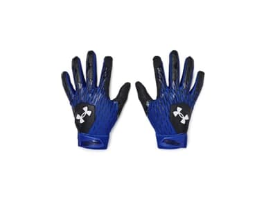 Under Armour Boys Youth Clean Up Baseball Gloves, (002) Black/Team Royal/White, Medium
