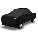 X AUTOHAUX Pickup Truck Cover for Ford F150 Regular Cab 8Ft Bed 2-Door 04-21 F350 Regular Cab 8 Foot Bed 2-Door 08-21 Outdoor Waterproof Sun Protection W/Driver Door Zipper Black