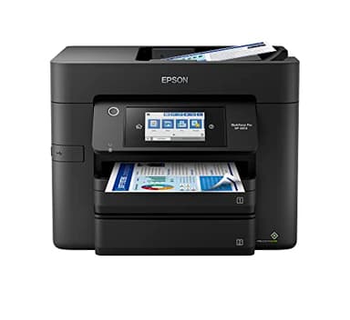 Epson Workforce Pro WF-4834 Wireless All-in-One Printer with Auto 2-Sided Print Copy, Scan and Fax, 50-Page ADF, 500-sheet Paper Capacity, 4.3" Color Touchscreen