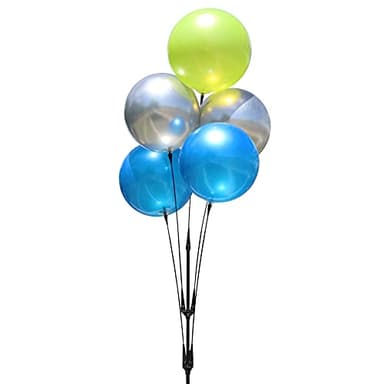 DuraBalloon Weatherproof Reusable Balloon Cluster Kit – 5 Outdoor Balloons with Stand | Durable, Fade-Resistant, Wind-Resistant Balloons for Events, Car Dealerships, Parties & Grand Openings