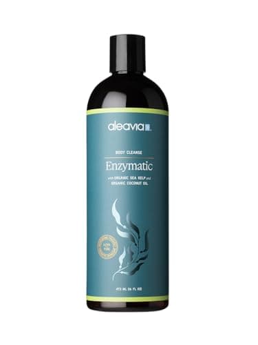 Aleavia Body Cleanse – Organic & All-Natural Prebiotic Body Wash – Fragrance-free and Sulfate-Free Enzymatic Body Cleanser – 16 Oz.