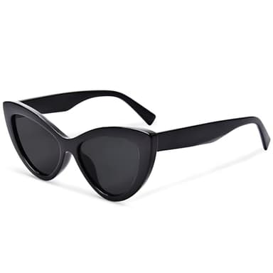 OPTOFENDY Cat Eye Sunglasses for Women, Oversized Retro Vintage Sun Glasses Shades UV Protection, OP8107