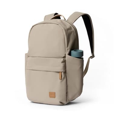 Bellroy Classic Daypack (laptop backpack with 16 inch laptop sleeve, external pockets and luggage pass-through) - Tahini