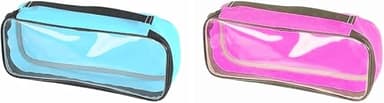 Travel Bag for Lifevac Home Kit Travel Kit First Aid Kit Accessory Pouches - Zippered Bag/Transparent Window - Set of 2