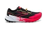 Brooks Women's Catamount 3 Trail Running Shoe - Black/Diva Pink/Lemon Chrome - 8.5 Medium
