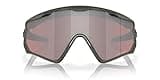 Oakley Men's Oo9418 Wind Jacket 2.0 Rectangular Sunglasses, Matte Olive/Prizm Snow Black, 45 mm