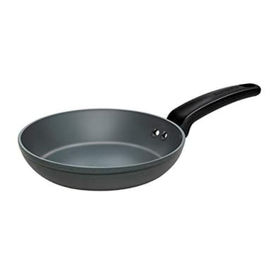 MASTERPAN Healthy Ceramic ILAG Non-Stick Everyday Frying Pan with Bakelite handle, 8", black