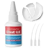 Ultimate Ceramic Glue, Proper for Ceramic & Porcelain Repair, 30g – Waterproof, High Temperature Resistant and Food Grade Material.