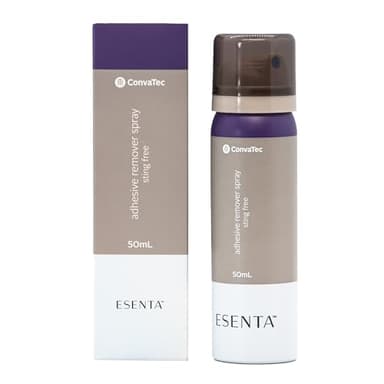 Convatec ESENTA Adhesive Remover Spray for Around Stomas and Wounds, Sting Free, Alcohol Free, 50 mL Bottle