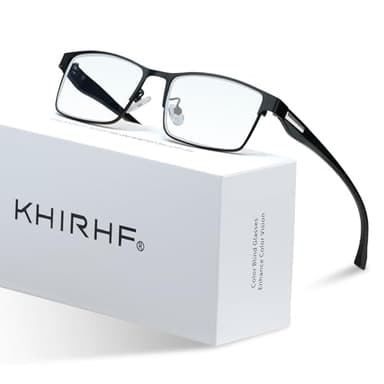 Khirhf Color Blind Glasses for Men, Color Vision Deficiency Correcting & Enhancing Glasses for Red Green Colour Blindness | Indoor/Outdoor Use, TR90 Frame