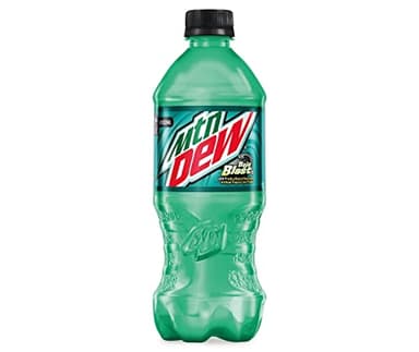 Mtn Dew Baja Blast 20 oz 4pack Mountain soda pop soft drink