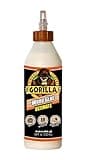 Gorilla Ultimate Waterproof Wood Glue, Natural Wood Color, 18 Ounce (Pack of 1) - Waterproof for Indoor or Outdoor Projects and Repairs