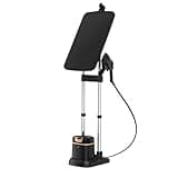 Rowenta IXEO Steamer for Clothes with Ironing Board 65 Inches 45 Second Heatup, 1 Liter Capacity 1500 Watts Ironing, Portable, Fabric Steamer, Garment Steamer, Adjustable QR1410,Black