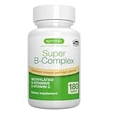 Igennus Super B-Complex Methylated B Vitamins, Sustained Release, Clean Label, MTHFR Supplement with Methylfolate & B12 Methylcobalamin, Vegan, Lab Verified, 180 Small Tablets
