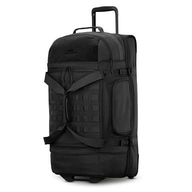 High Sierra Pathsetter Large Wheeled Rolling Duffle - Black