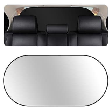 Back Window Sun Shades for Car,210T Titanium Silver Rear Window Sun Shade with Suction Cup Keeps Cars Interior Cool,39.37 * 19.76" Universal Sunshade for Car Windshield Rear