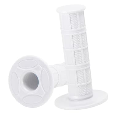 2 Pcs White Grips,Forgrips for Ebike,Pro Taper Grips,Dirt Bike Grips,Dirtbike Grips,Dirt Bike Grips Scooter Grips,Grips Universal Handlebar Grips Soft Rubber Motorcycle