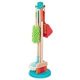 Battat- Kids Cleaning Set – Cleaning Toys For Toddlers, Children – Pretend Play Kit- Broom, Mop, Brush, Dustpan, Duster- Sweep n' Clean- 2 Years +