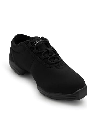 Capezio unisex-adult Black Canvas Dance Sneaker, 5 M US
