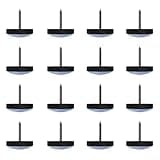 Gadgetime USA Nail On Furniture Glides for Chairs & Tables - 1 Inch, 16 Pack - Chair Leg Floor Protectors for Hardwood Floors & Carpets-Furniture Pads for Dining Chair & Cabinets
