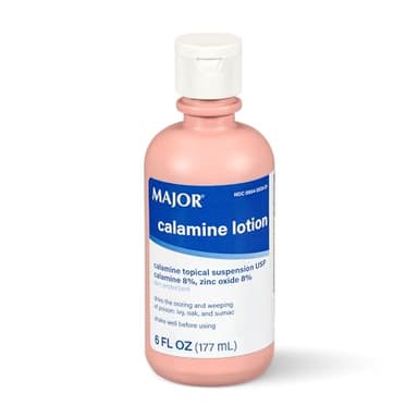 MAJOR Calamine Lotion - Calamine Topical Suspension USP Skin Protectant - 6 Fl Oz (177 mL) (1 Pack)