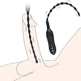 Vibrating Urethral Sounds Male Sex Toys -Male Masturbator Urethral Plug Dilator with 20 Vibration Modes,USB Magnetic Charge Urethral Vibrator Adult Sex Toys for Penis Urethral Stimulation
