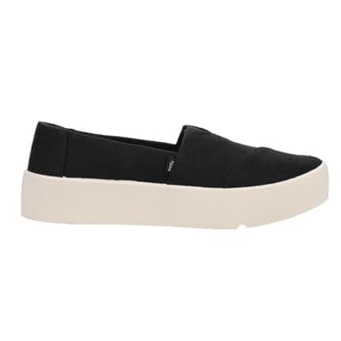 TOMS Womens Verona Slip On Sneakers Shoes Casual - Black - Size 10 B