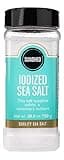 Sundhed Sea Salt (Fine) in Refill | 750 Grams (26.45 oz) | Gourmet Seasoning Salt | Real and Natural Iodized Salt | Keto Friendly and Kosher Certified