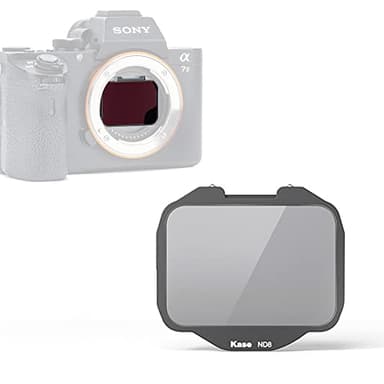 Kase Clip-in ND8 ND0.9 3 Stops Filter,Built-in Camera ND Filter Optical Glass for Sony Alpha Camera A7/A7II/A7III/A7R/A7RII/A7RIII/A7RIV/A7S/A7SII/A7SIII/A9/A9II/FX3