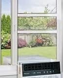 Soleus Air Sliding Window Kit, Reinforced Aluminum Works Exclusive with the Soleus Over The Sill (Saddle) Air Conditioner (Air Conditioner Not Included)