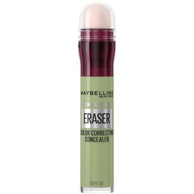 Maybelline Instant Age Rewind Instant Eraser Color Correcting Concealer, Crease-Resistant Coverage, Up to 12HR Moisturizing Wear, Green Color Corrector, 151, 1 Count