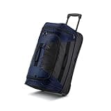 Samsonite Andante 2 Wheeled Rolling Duffel Bag, Navy/Black, 22-Inch