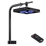 Hipargero Aquarium Lights-100 watt 5 Channels Sunrise Sunset Moonlight Reef Lights for Coral SPS LPS Saltwater Tank(Black)