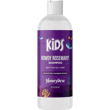 Deep Cleansing Shampoo for Kids - Paraben & Sulfate Free Kids for Oily Hair and Scalp with Tea Tree and Rosemary Essential Oils - Gentle Nourishing Shampoo for Build Up Flakes and Dry Scalp