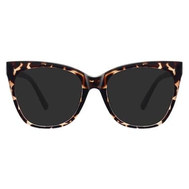 WOWSUN Large Polarized Cat Eye Sunglasses for Women