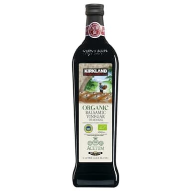 Kirkland Signature Organic Balsamic Vinegar, 1 Liter (33.81 Fluid Ounce)