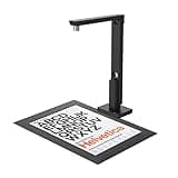 CZUR Portable 12MP Document Scanner, USB Document Camera, Fast Scan 1s/Page, Capture Size A4, OCR Function, Travel-Friendly Mobile Scanner for Mac & Windows, Lens1200 Pro