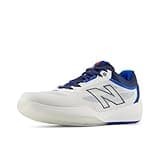 New Balance Men's FuelCell 996 V6 Tennis Shoe, White/Team Navy, 10.5