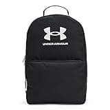 Under Armour Unisex-Adult Loudon Backpack, (001) Black/Black/White, One Size Fits Most