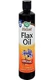 Nature's Way Organic Flax Oil, USDA Certified Organic, Omega-3, 6, 9, Cold Pressed, 16 Fl Oz (Packaging May Vary)