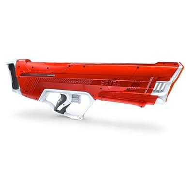 SPYRA Manual Water Blaster, Outdoor Squirt Gun, SpyraLX™, Red - Water Blast Guns for Pool Party Games, Beach, Backyard, Patio, and Garden