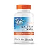 Doctor's Best 3000 GDU Bromelain Proteolytic Digestive Enzymes Supplements, Supports Healthy Digestion, Joint Health, Nutrient Absorption, 500 mg,Capsule, 90 Count(Pack of 1)